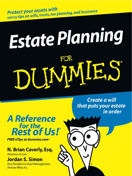 N. Brian Caverly创作的Estate Planning For Dummies作品的详细信息 - 可供借阅
